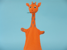 Giraffe Cone Puppet