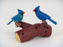 Song Birds of Nature Northern Cardinal Blue